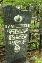 Голдовский Иосиф Моисеевич, Москва, Востряковское кладбище